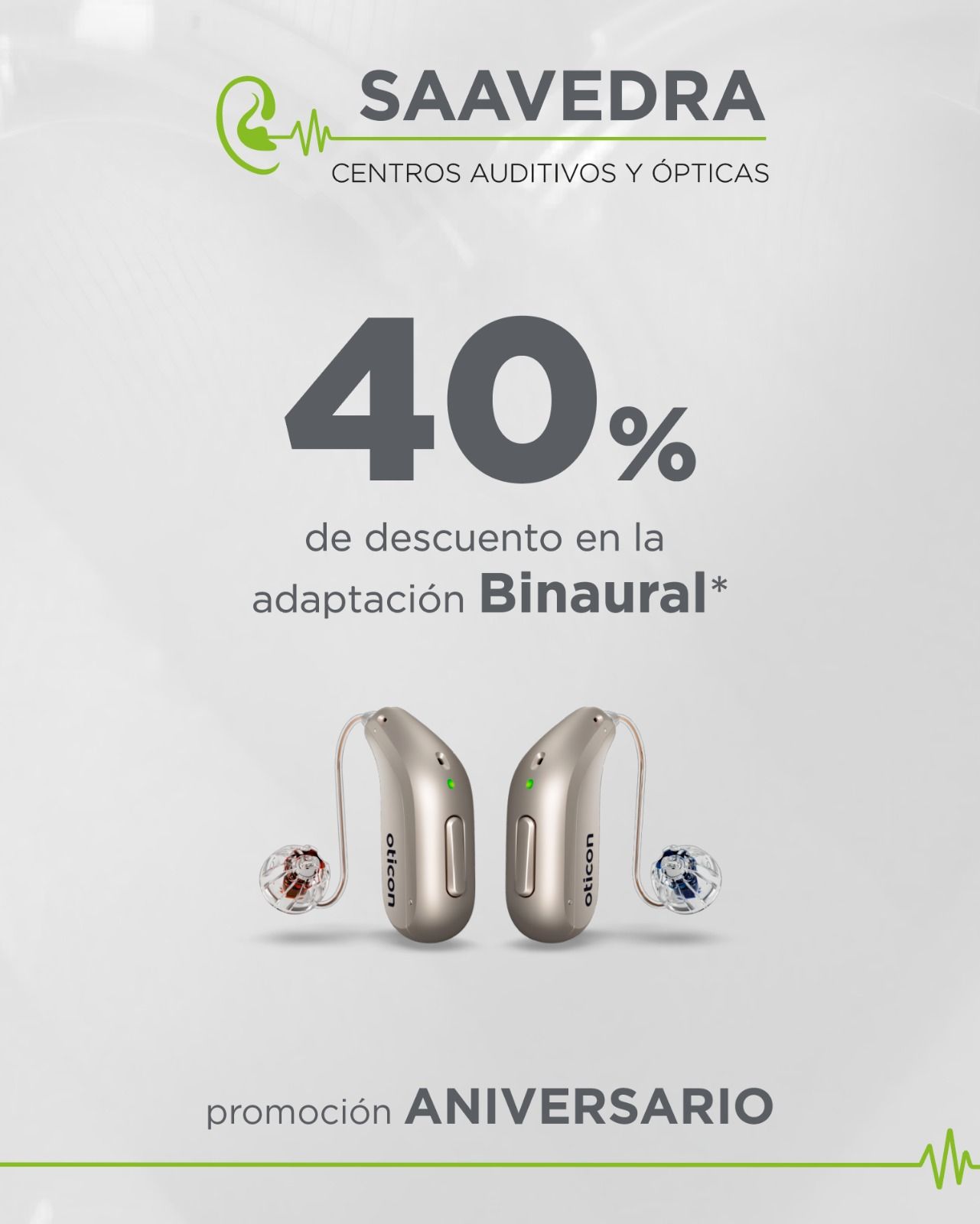 PROMOCIÓN SAAVEDRA CENTROS AUDITIVOS